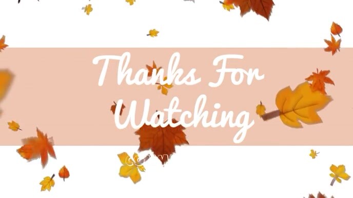 Animated Thanks for Watching YouTube Outro Template | PosterMyWall