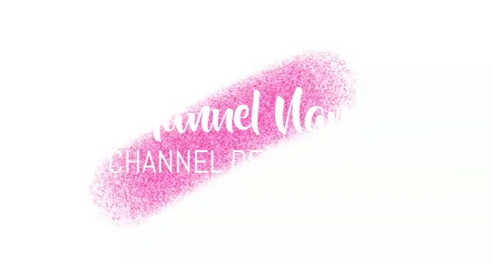 Animated YouTube Channel Art Template