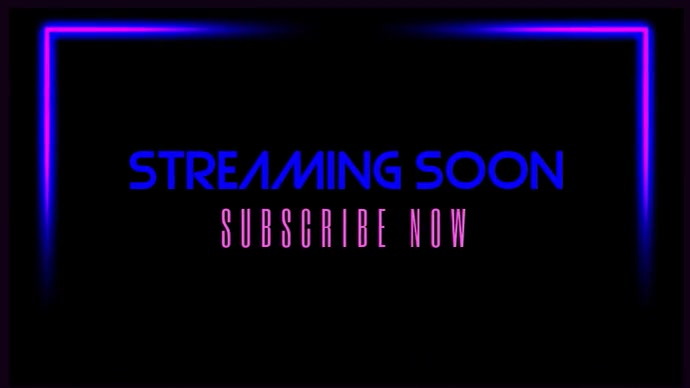 Animated YouTube Channel Art Template