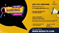 Animted Bullhorn Hiring Now Blog Header template