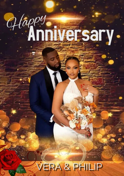 Anniversary (1) A4 template