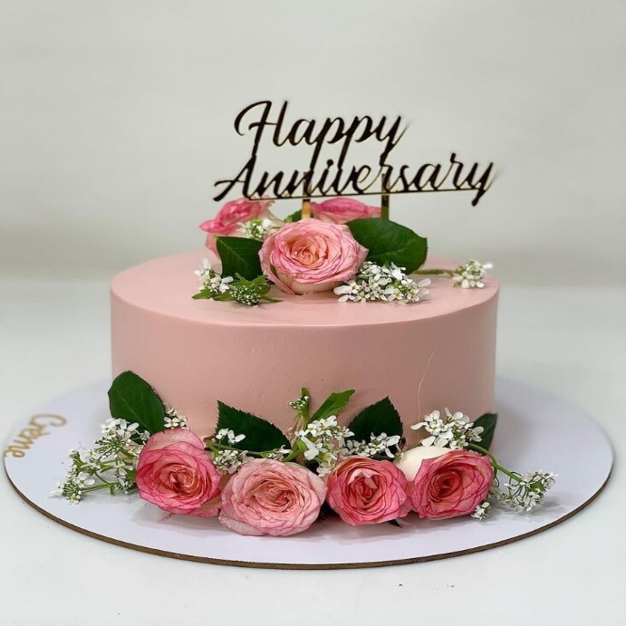 anniversary-cake-design-template-postermywall for Free Printable Happy Anniversary Cake Topper Printable Anniversary cake design Template | PosterMyWall for Free Printable Happy Anniversary Cake Topper Printable