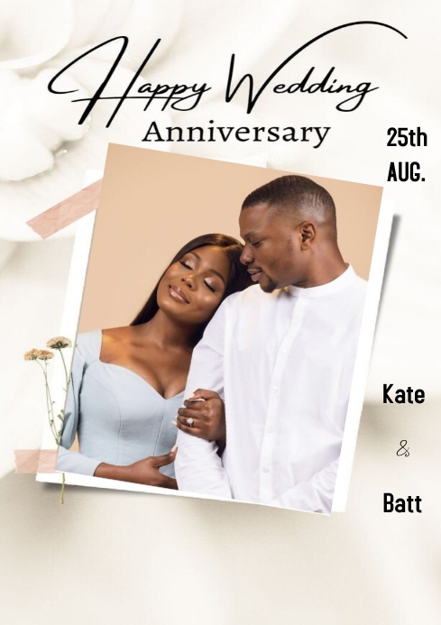 Anniversary Card Template PosterMyWall