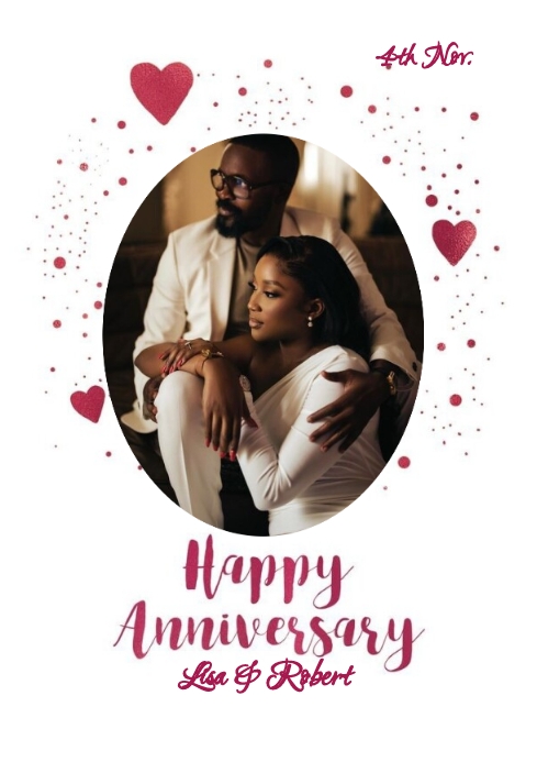 Image 9 for Word Anniversary Card Template