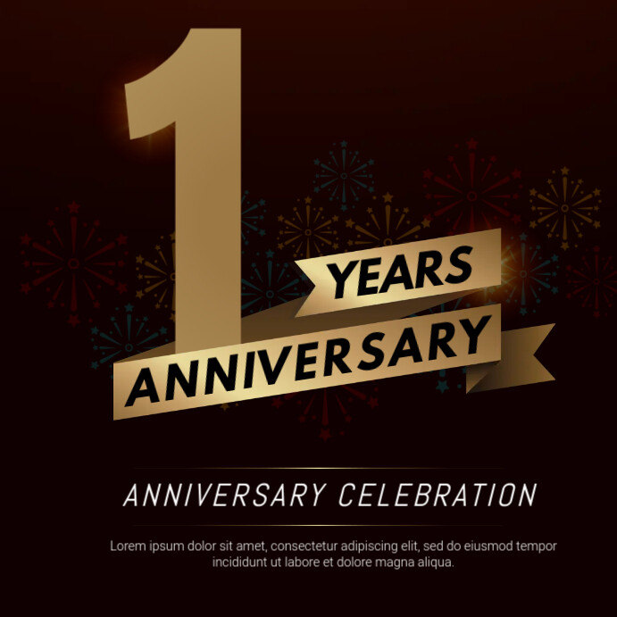 Anniversary Celebration Poster Template | PosterMyWall