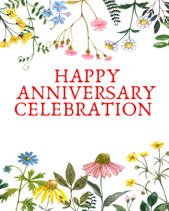 Anniversary Celebration Template For  Instagram Portrait