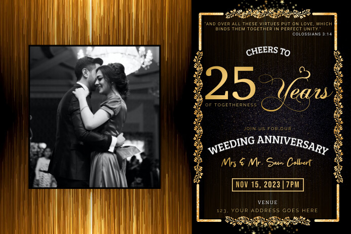 Anniversary Template | PosterMyWall