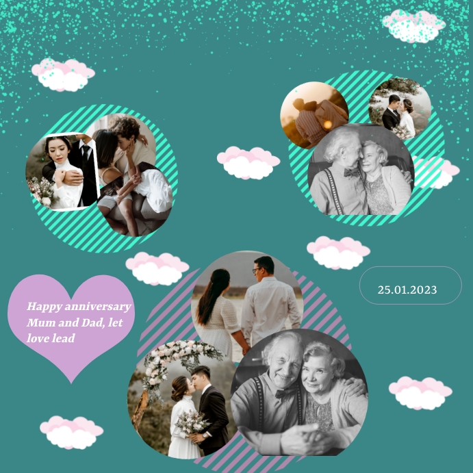 anniversary Instagram Post template