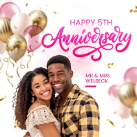anniversary Instagram Post template