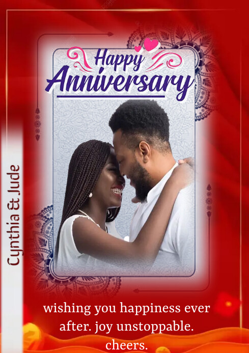 Anniversary Template PosterMyWall