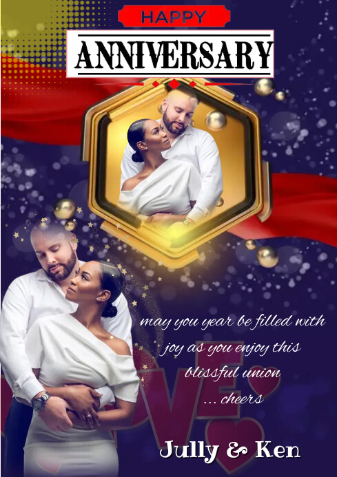 Anniversary Template PosterMyWall