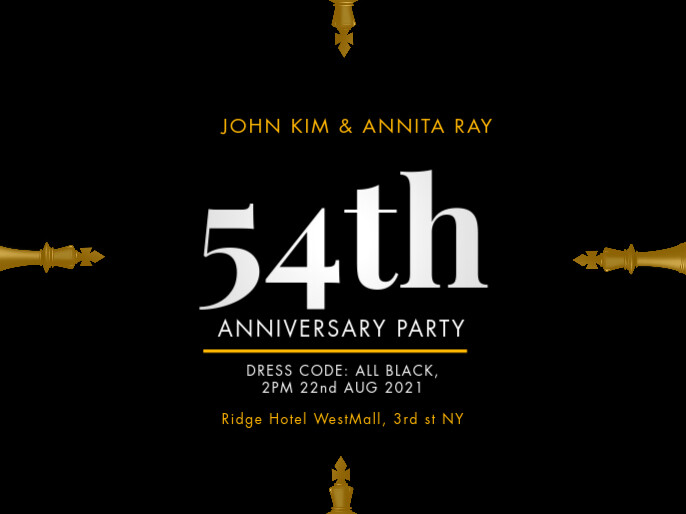 Anniversary Presentation template