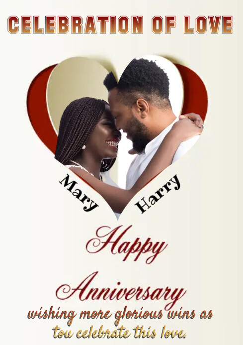 Anniversary Template PosterMyWall