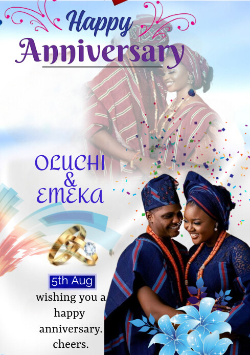 Anniversary Template | PosterMyWall
