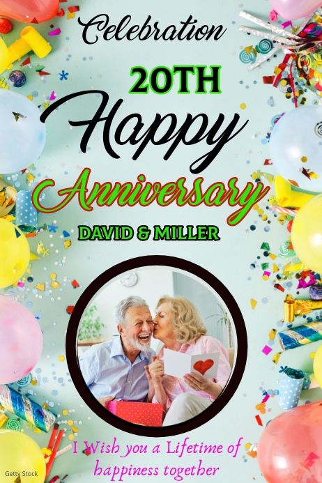 Anniversary Template PosterMyWall
