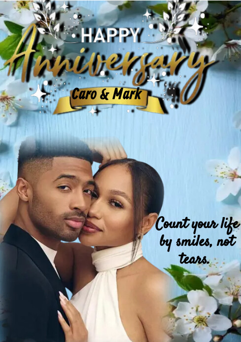 Anniversary Template PosterMyWall