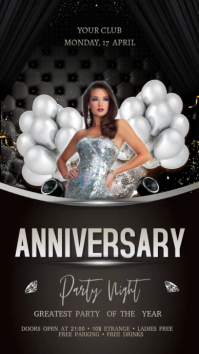 Anniversary Digital Display (9:16) template