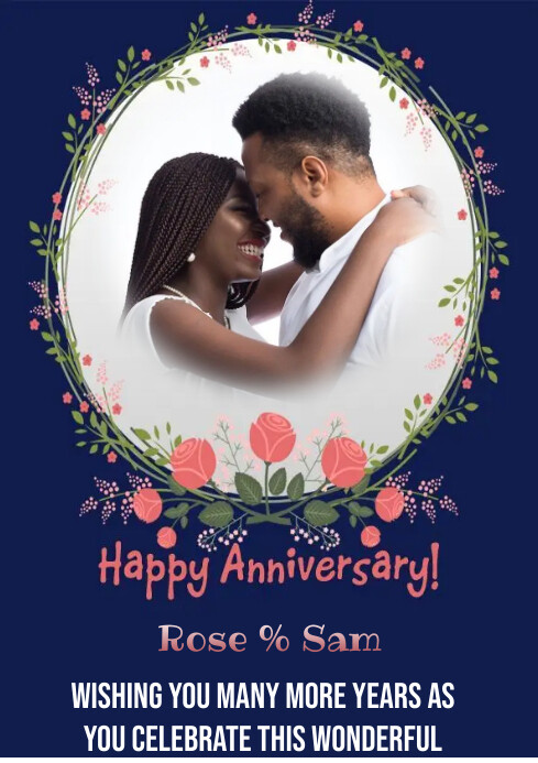 Anniversary Template PosterMyWall