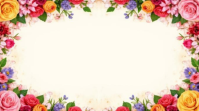 Anniversary Dinner Invitation Banner | Romantic Floral Party Invite | Floral Wedding Invitation Desi Umbukiso Wedijithali (16:9) template