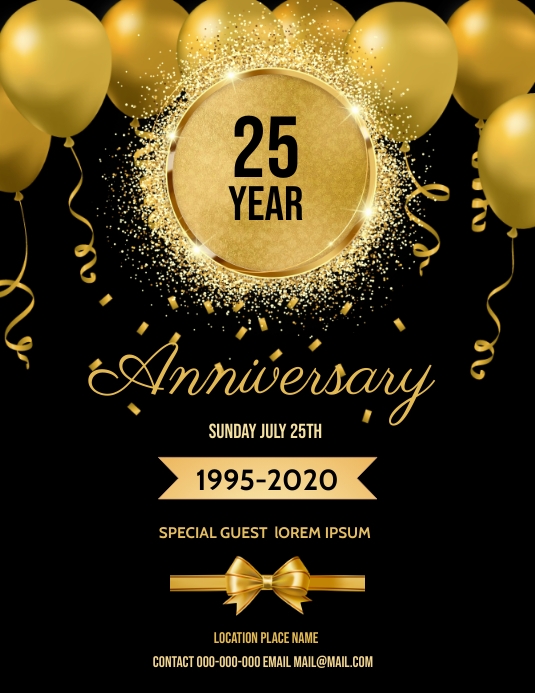 Anniversary Flyer Template PosterMyWall