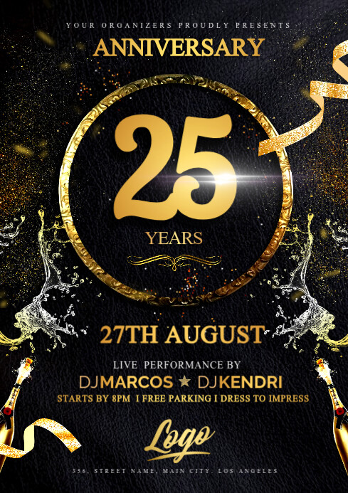 Anniversary Flyer Template PosterMyWall