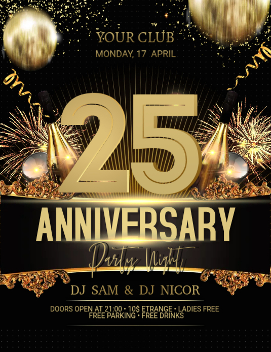 Anniversary Flyer Template | PosterMyWall