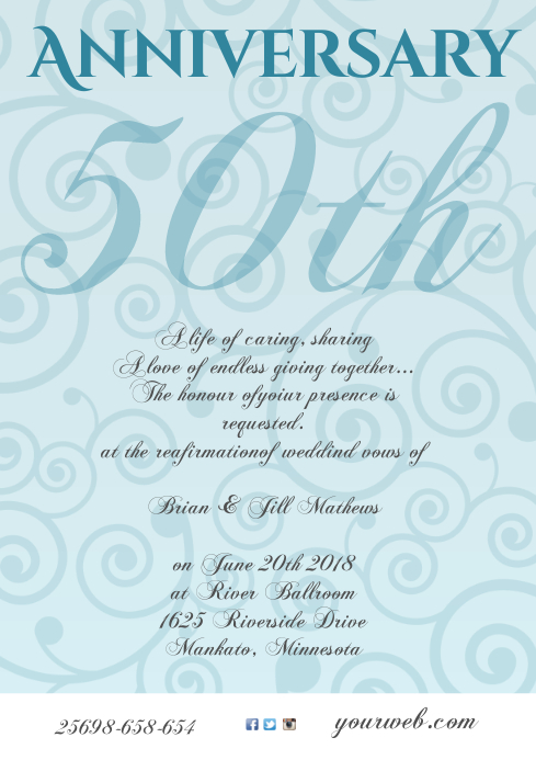 Anniversary Flyer Template PosterMyWall