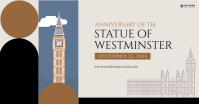 Anniversary of Statute of Westminster banner Facebook Shared Image template