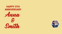 Anniversary Photo Collage Template Twitter Post