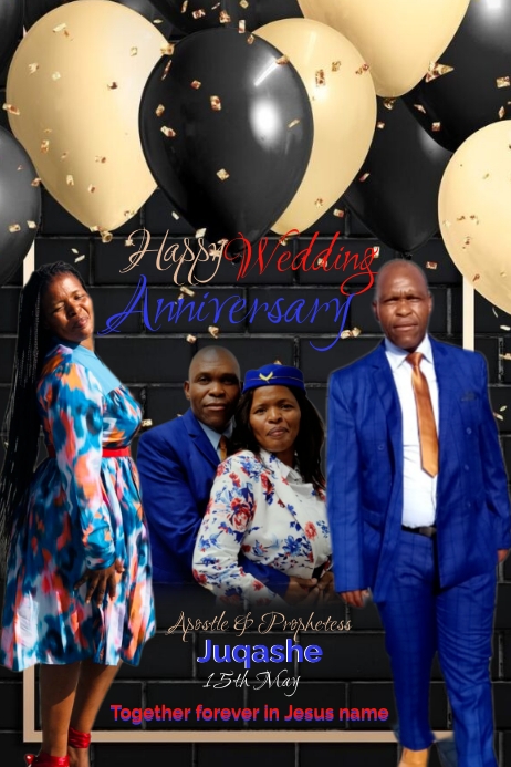 Anniversary poster Template | PosterMyWall