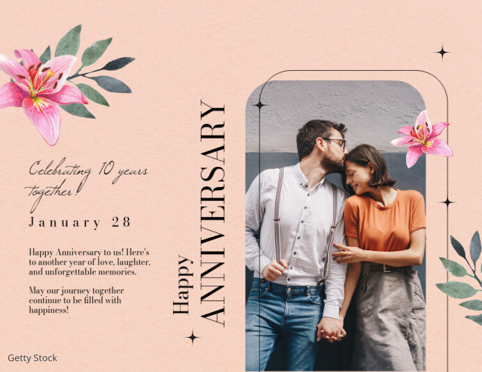 Anniversary Poster Template | PosterMyWall