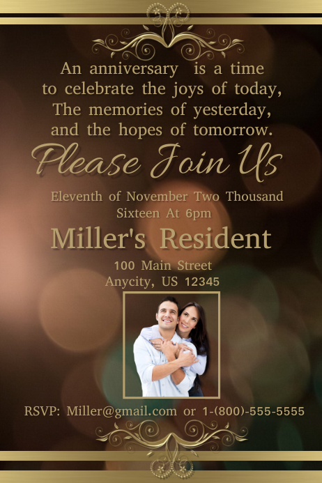 Anniversary Template | PosterMyWall
