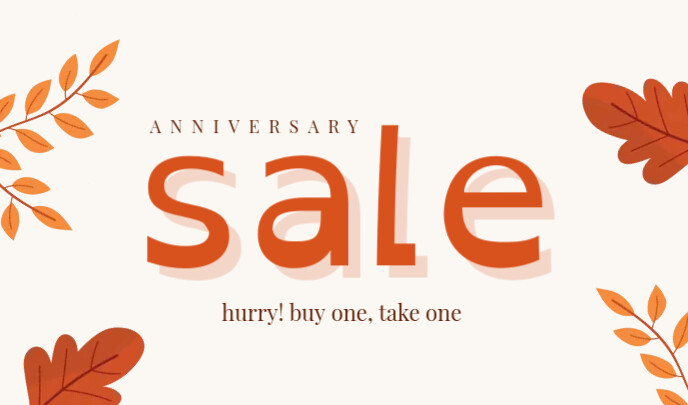 Anniversary Sale