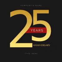 anniversary template Square (1:1)