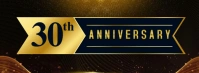 Anniversary Years 30th Portada de Facebook template