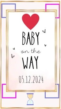 Announcement,Pregnancy,Parents,baby Instagram Story template