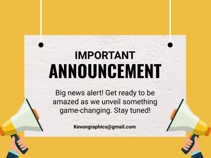 Announcement Template PosterMyWall Announcement Template PosterMyWall