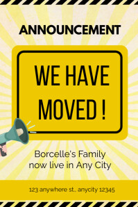 important announcement poster Template | PosterMyWall