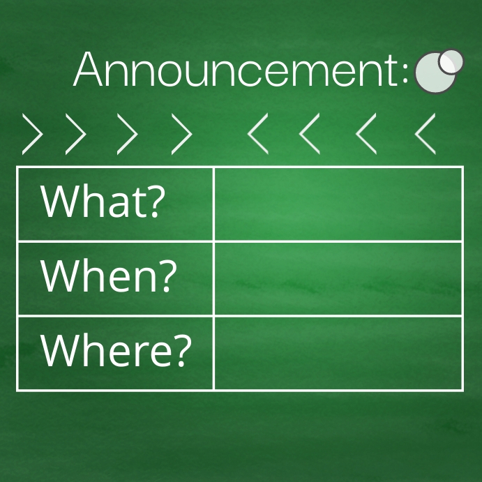 Announcement Template | PosterMyWall