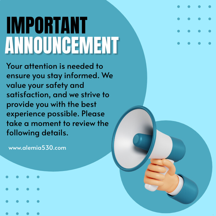 Copy of Announcement | PosterMyWall