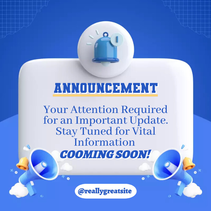 Announcement Flyer Template | PosterMyWall