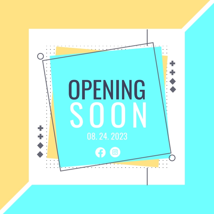 Announcement flyer templates Instagram Post