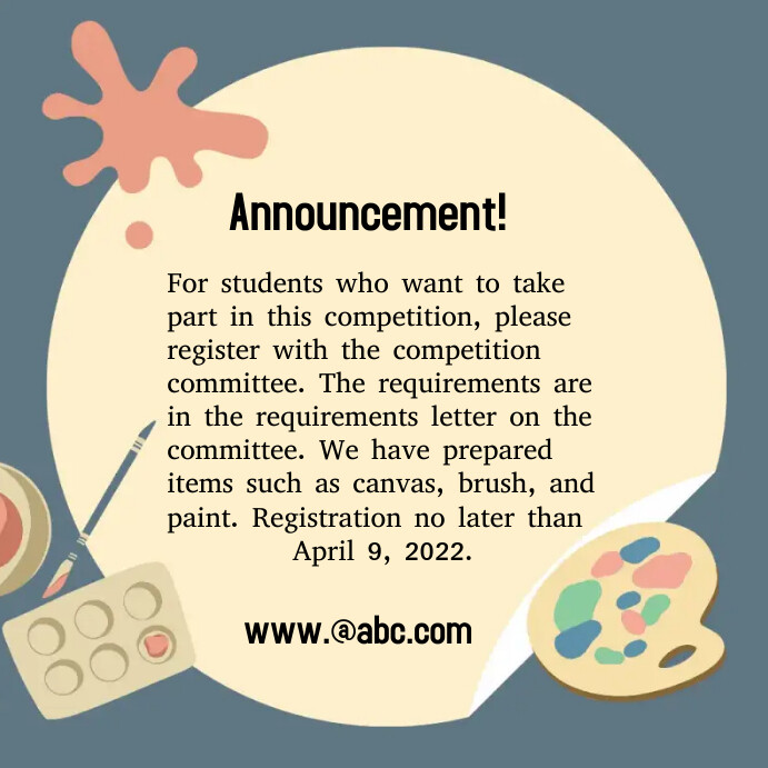 Announcement flyers Template | PosterMyWall