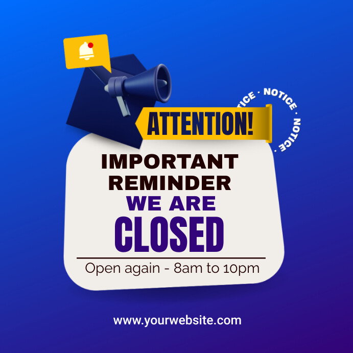 announcement post template