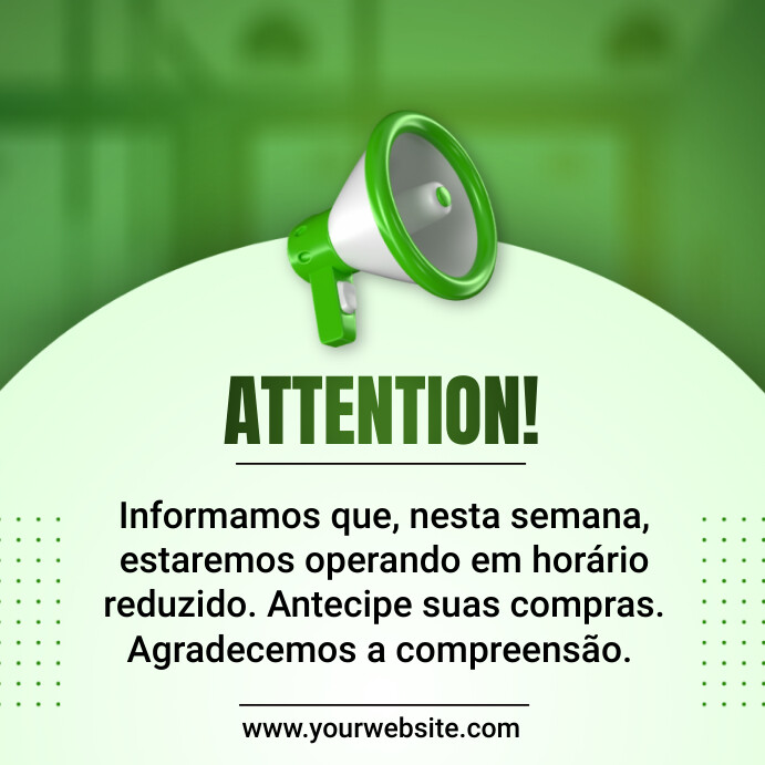 announcement post Template | PosterMyWall