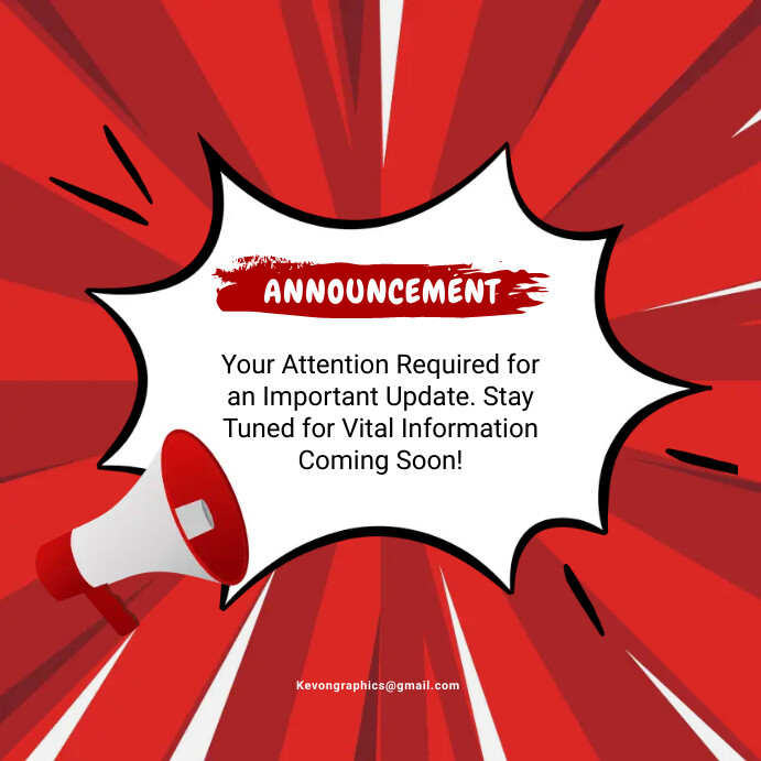 Announcement Template PosterMyWall