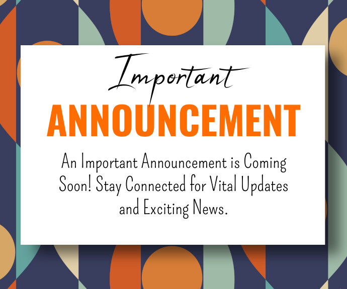 Announcement template | PosterMyWall