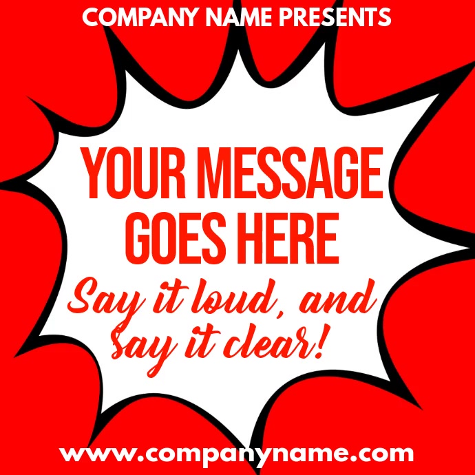 Announcement Video Template PosterMyWall