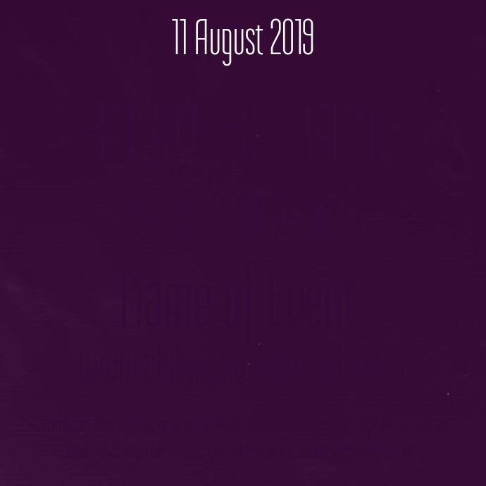 Announcement Video Template PosterMyWall