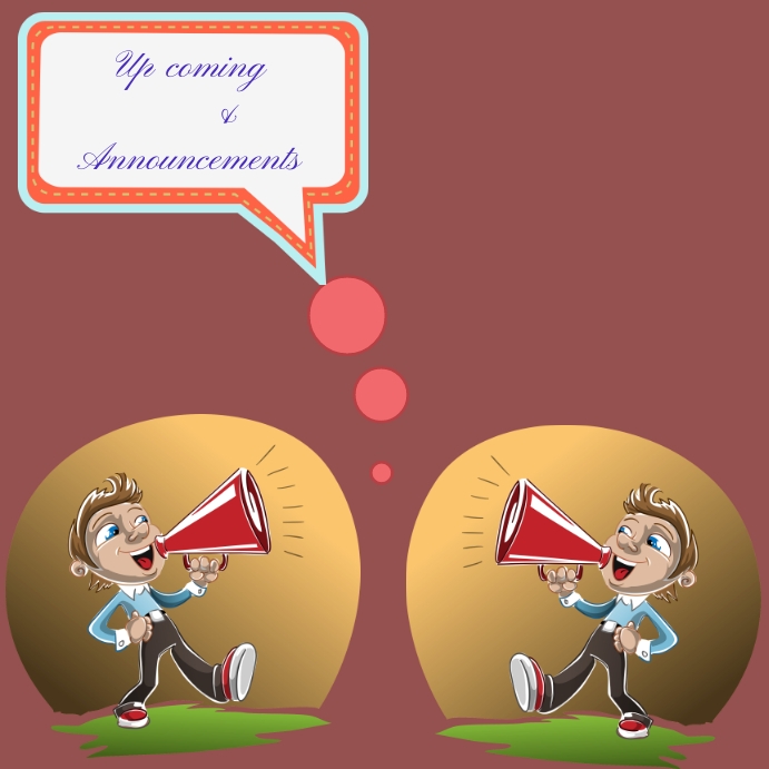 Announcements Instagram Post template
